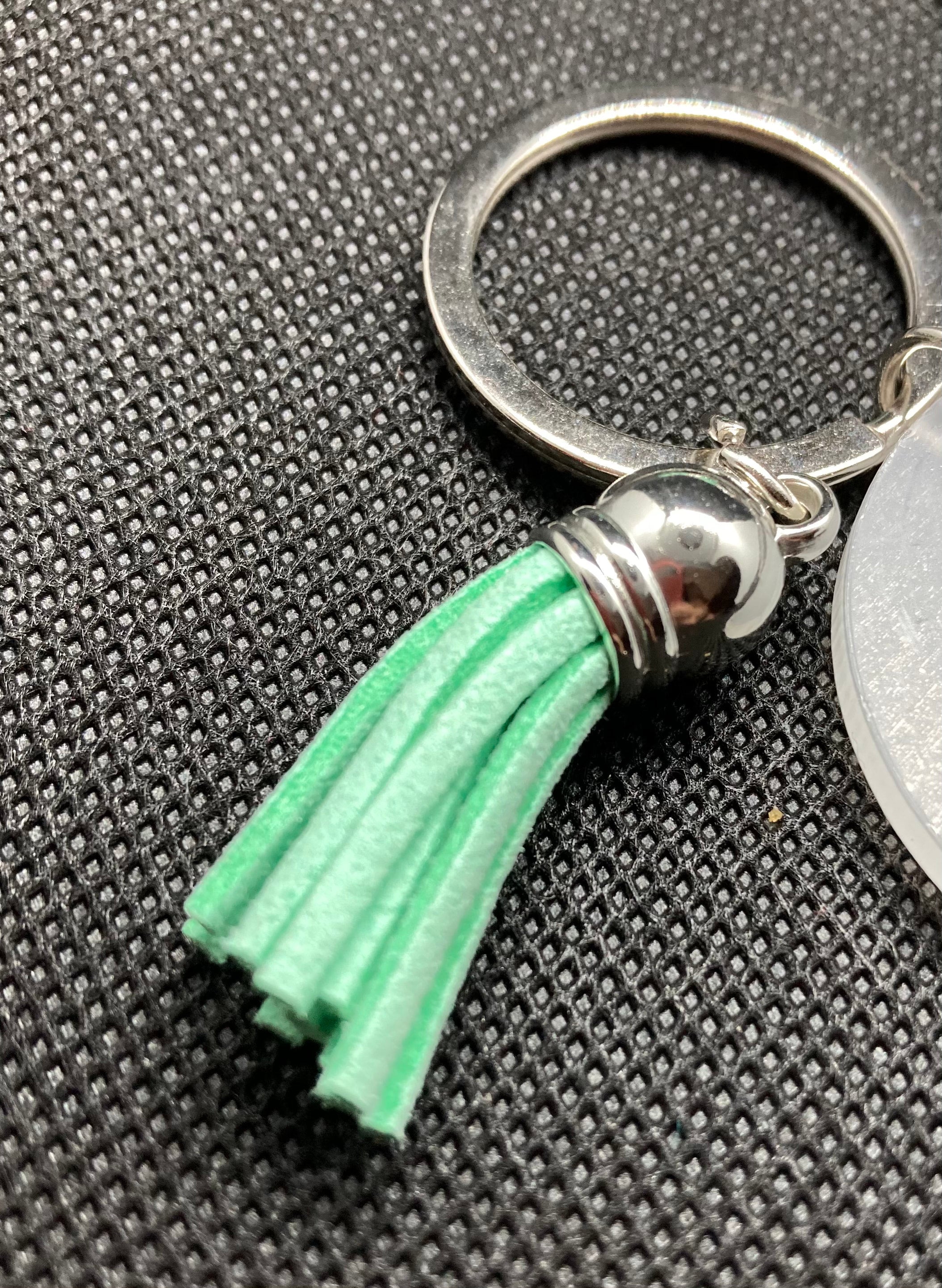 Trimits Clear Keyring Key Fob - Round